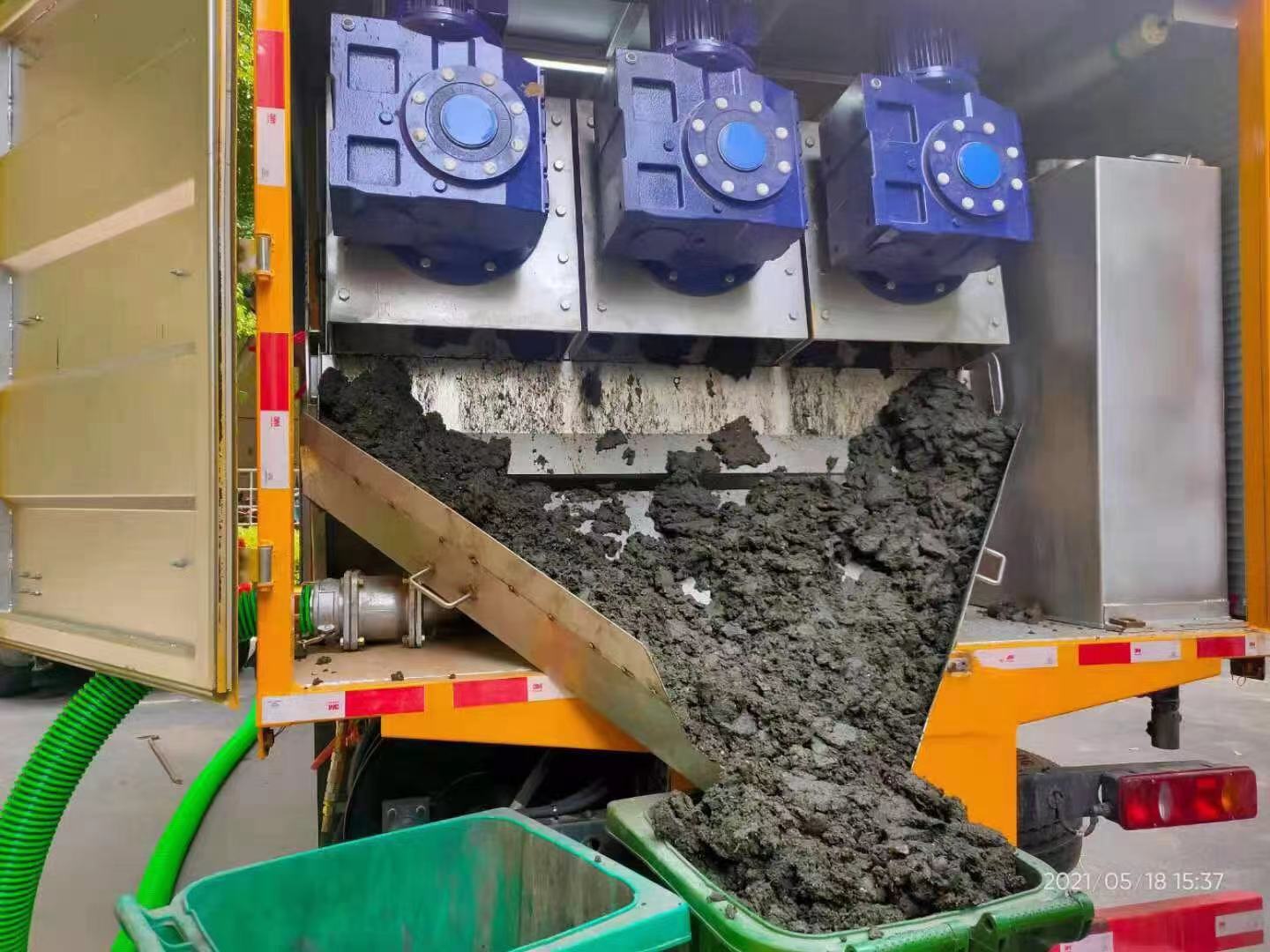 黄岛化粪池清掏城市维护站-泥浆净化干湿分离处理